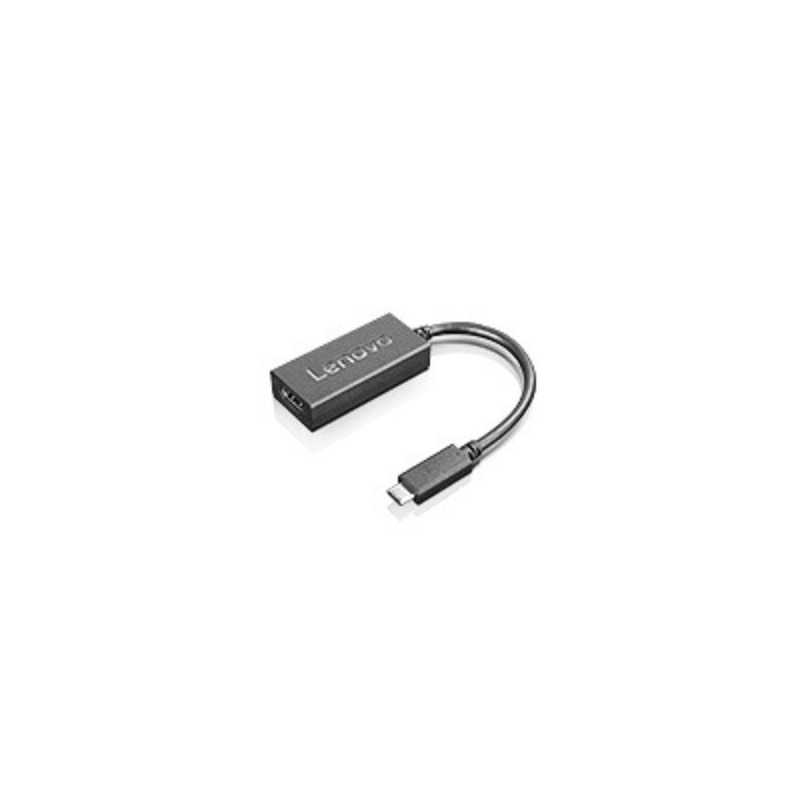 Lenovo 4X90M42956 câble vidéo et adaptateur VGA (D-Sub) USB Type-C Noir