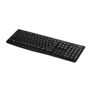 Logitech Wireless Keyboard K270 clavier Universel RF sans fil QWERTY Anglais britannique Noir