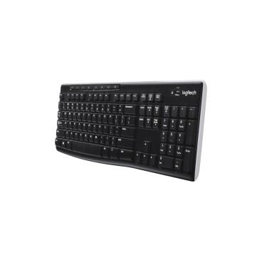 Logitech Wireless Keyboard K270 clavier Universel RF sans fil QWERTY Anglais britannique Noir