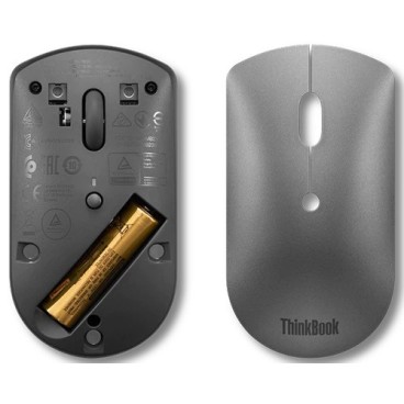 Lenovo ThinkBook souris Bureau Ambidextre Bluetooth Optique 2400 DPI