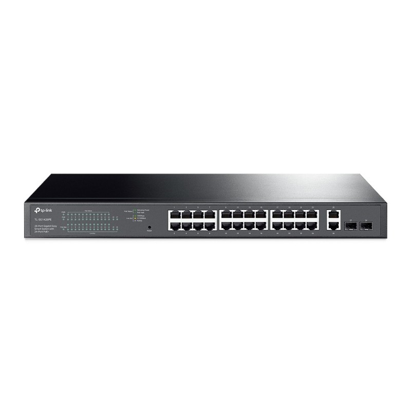 TP-Link TL-SG1428PE commutateur réseau Géré L2 Gigabit Ethernet (10 100 1000) Connexion Ethernet, supportant l'alimentation via