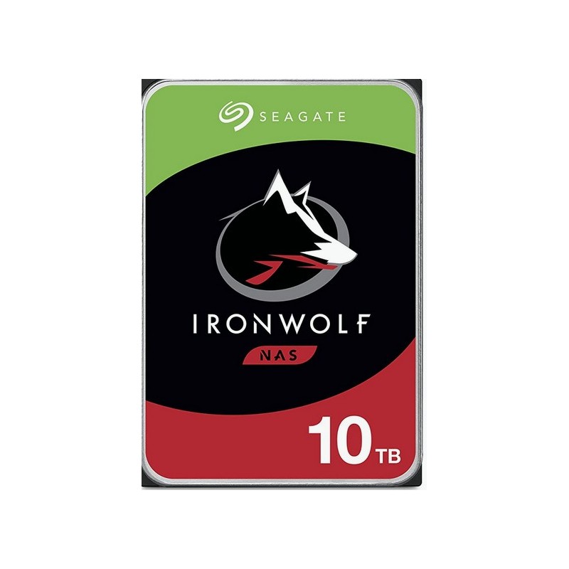 Seagate IronWolf ST10000VN000 disque dur 10 To 7200 tr min 256 Mo 3.5" Série ATA III