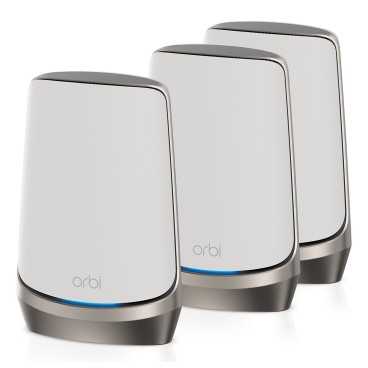 NETGEAR Orbi Quad-band RBKE963 AXE11000 WiFi 6E Mesh System Quad-band (2.4 GHz   5 GHz-1   5 GHz-2   6 GHz) Wi-Fi 6 (802.11ax)