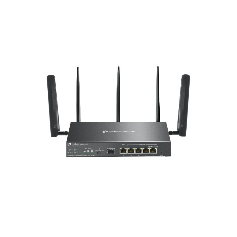 TP-Link Omada ER706W-4G routeur sans fil Gigabit Ethernet Bi-bande (2,4 GHz   5 GHz) Noir