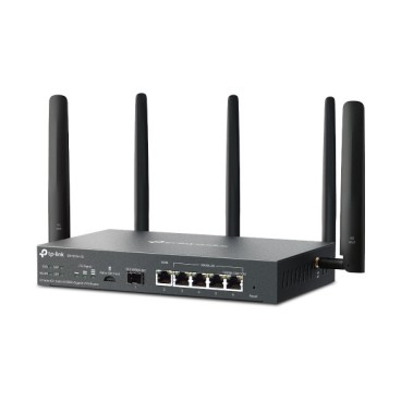 TP-Link Omada ER706W-4G routeur sans fil Gigabit Ethernet Bi-bande (2,4 GHz   5 GHz) Noir