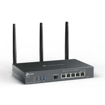 TP-Link Omada ER706W routeur sans fil Gigabit Ethernet Bi-bande (2,4 GHz   5 GHz) Noir