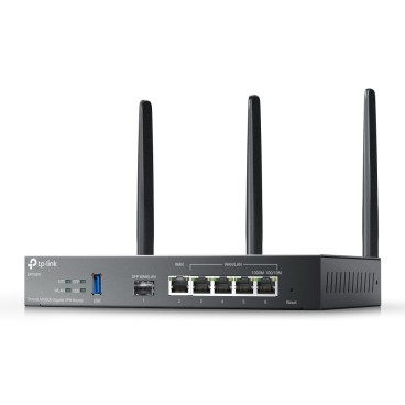 TP-Link Omada ER706W routeur sans fil Gigabit Ethernet Bi-bande (2,4 GHz   5 GHz) Noir