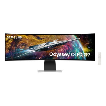 Samsung G95SC écran plat de PC 124,5 cm (49") 5120 x 1440 pixels Dual QHD OLED Argent