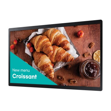 Samsung QB24C Écran plat de signalisation numérique 61 cm (24") LED Wifi 250 cd m² Full HD Noir Intégré dans le processeur