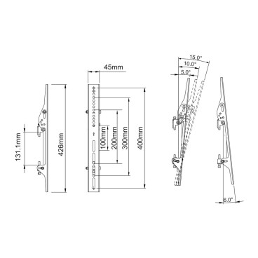 Multibrackets 3743 accessoire de montage de moniteurs