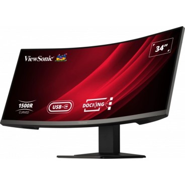 Viewsonic Display VG3419C écran plat de PC 86,4 cm (34") 3440 x 1440 pixels UltraWide Quad HD LED Noir