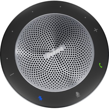 iiyama UC SPK01L enceinte de conférences Bluetooth Noir, Gris 4.2+EDR