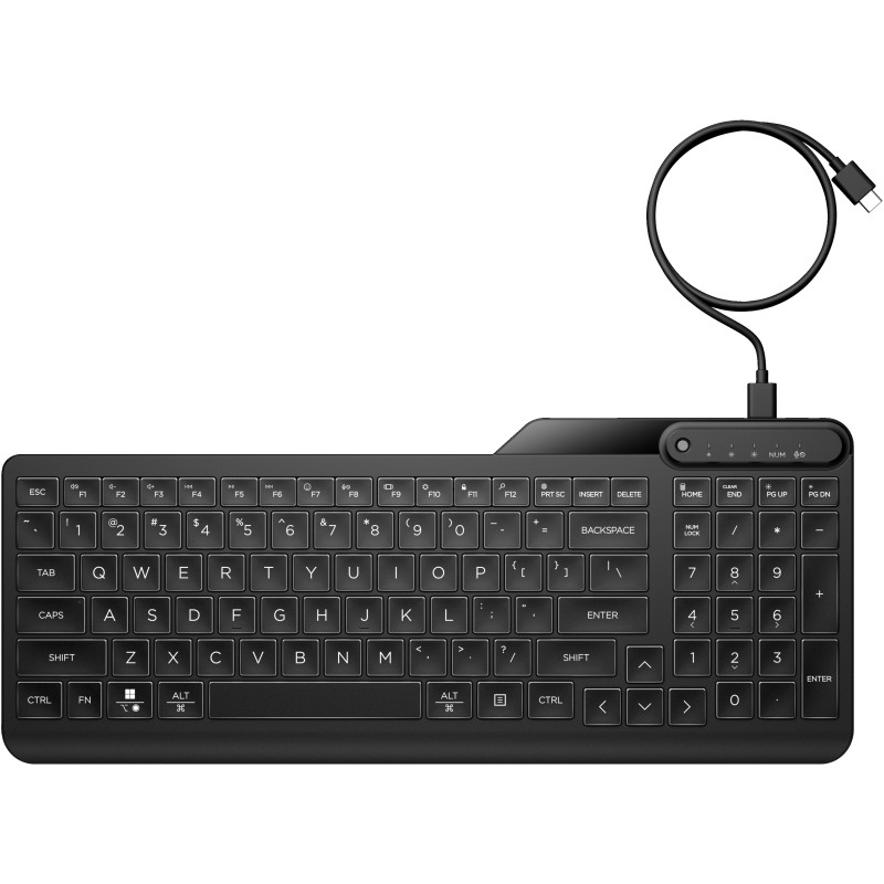 HP Clavier filaire rétroéclairé multi-appareil 405