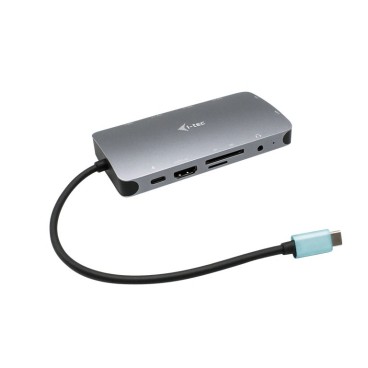 i-tec Metal USB-C Nano Dock HDMI VGA with LAN + Charger 100W