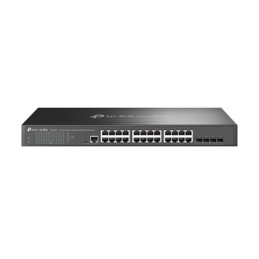 TP-Link Omada SG3428 commutateur réseau Géré L2 L3 Gigabit Ethernet (10 100 1000) 1U Noir