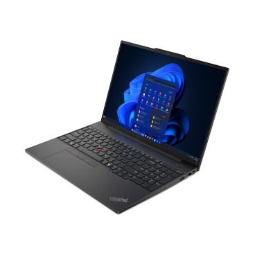 Lenovo ThinkPad E16 Intel Core Ultra 5 125U Ordinateur portable 40,6 cm (16") WUXGA 8 Go DDR5-SDRAM 256 Go SSD Wi-Fi 6E