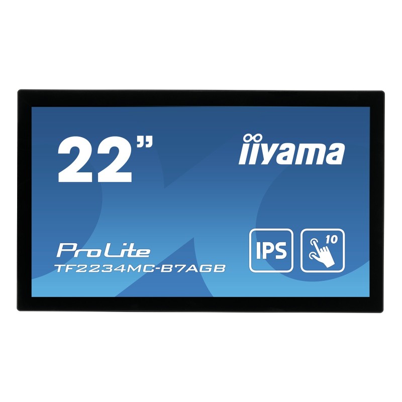 iiyama ProLite TF2234MC-B7AGB écran plat de PC 54,6 cm (21.5") 1920 x 1080 pixels Full HD LED Écran tactile Multi-utilisateur