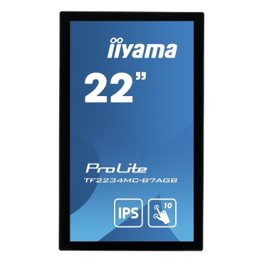 iiyama ProLite TF2234MC-B7AGB écran plat de PC 54,6 cm (21.5") 1920 x 1080 pixels Full HD LED Écran tactile Multi-utilisateur