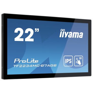 iiyama ProLite TF2234MC-B7AGB écran plat de PC 54,6 cm (21.5") 1920 x 1080 pixels Full HD LED Écran tactile Multi-utilisateur