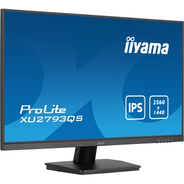 iiyama ProLite XU2793QS-B6 écran plat de PC 68,6 cm (27") 2560 x 1440 pixels 2K Ultra HD LED Noir