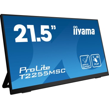 iiyama ProLite T2255MSC-B1 écran plat de PC 54,6 cm (21.5") 1920 x 1080 pixels Full HD LCD Écran tactile Noir