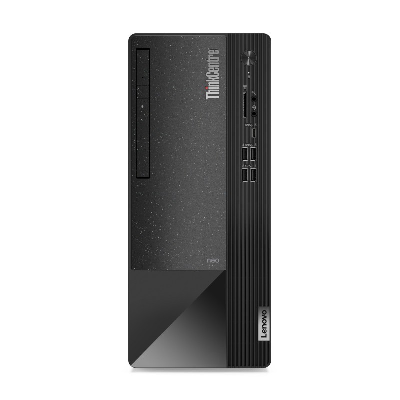 Lenovo ThinkCentre neo 50t Intel® Core™ i3 i3-13100 8 Go DDR4-SDRAM 256 Go SSD Windows 11 Pro Tower PC Noir