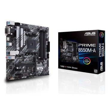 ASUS PRIME B550M-A AMD B550 Emplacement AM4 micro ATX