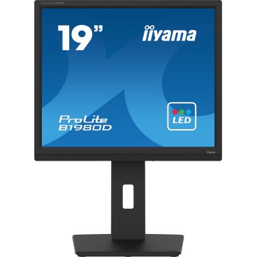 iiyama ProLite B1980D-B5 écran plat de PC 48,3 cm (19") 1280 x 1024 pixels SXGA LCD Noir