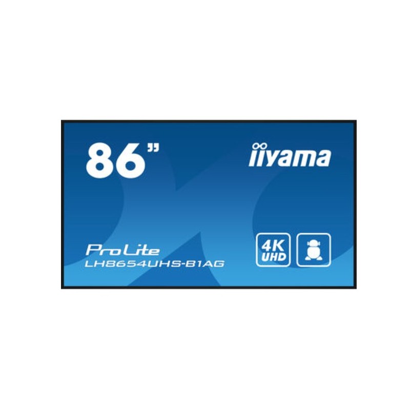 iiyama ProLite To Be Updated écran plat de PC 2,17 m (85.6") 3840 x 2160 pixels 4K Ultra HD LED Noir