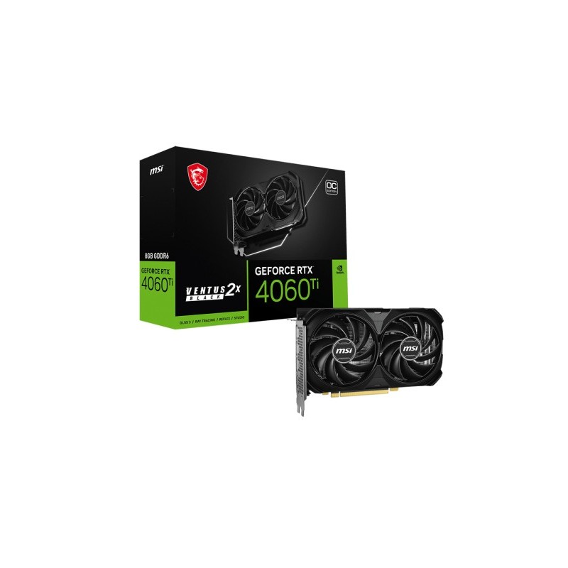 MSI VENTUS 912-V512-001 carte graphique NVIDIA GeForce RTX 4060 Ti 8 Go GDDR6