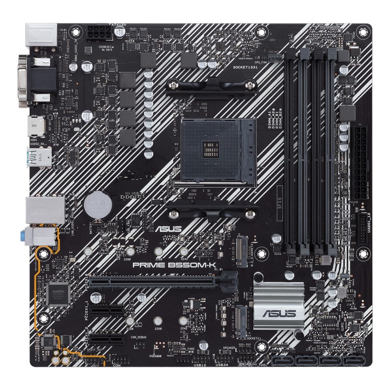 ASUS PRIME B550M-K AMD B550 Emplacement AM4 micro ATX