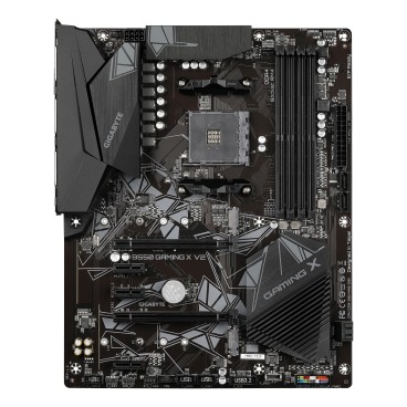 GIGABYTE B550 Gaming X V2 Carte mère - Processeurs AMD Ryzen 5000, VRM 10+3 phases, jusqu'à 4733 MHz DDR4, 1xPCIe 4.0 + 1xPCIe