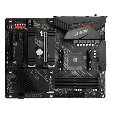 GIGABYTE B550 AORUS ELITE AX V2 Carte mère - Processeurs AMD Ryzen 5000, VRM 12+2 phases, jusqu'à 4733 MHz DDR4, 1xPCIe 4.0 +