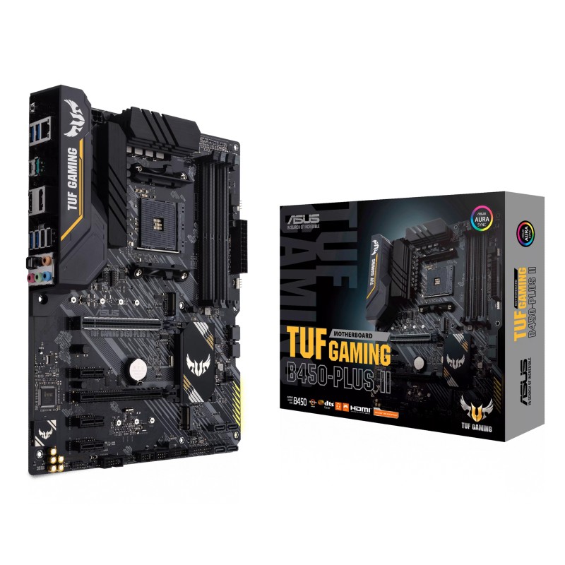 ASUS TUF GAMING B450-PLUS II AMD B450 Emplacement AM4 ATX