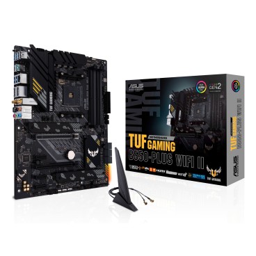 ASUS TUF GAMING B550-PLUS WIFI II AMD B550 Emplacement AM4 ATX