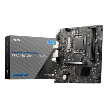 MSI PRO H610M-G DDR4 carte mère Intel H610 LGA 1700 micro ATX