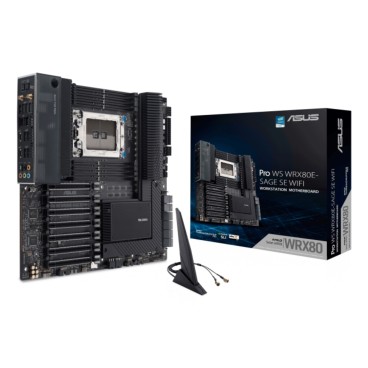 ASUS WRX80E-SAGE SE WIFI AMD WRX80 Socket SP3 ATX étendu