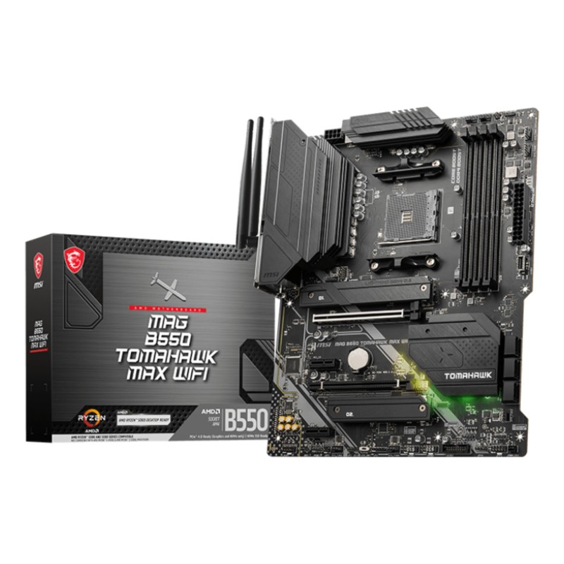 MSI MAG B550 TOMAHAWK MAX WIFI AMD B550 Emplacement AM4 ATX