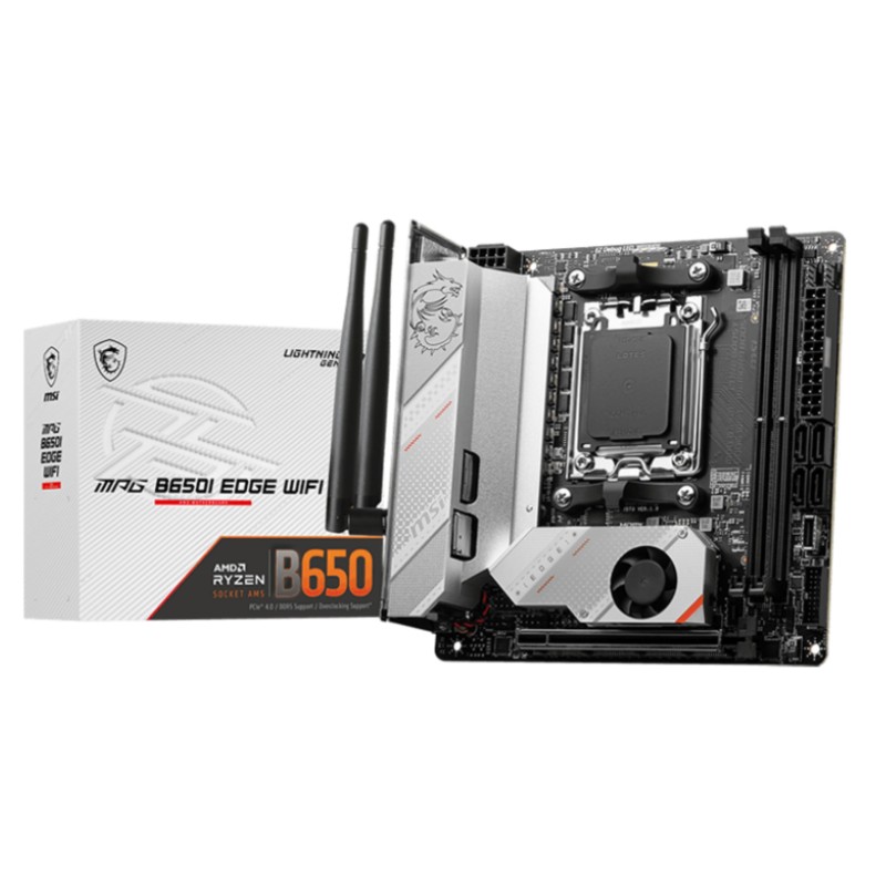 MSI MPG B650I EDGE WIFI carte mère AMD B650 Emplacement AM5 mini ATX