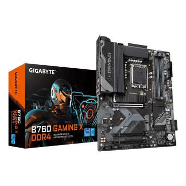 GIGABYTE B760 GAMING X DDR4 Carte Mère - Prend en charge les processeurs Intel Core de 14e génération, VRM numérique 8+1+1