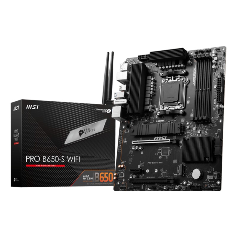 MSI PRO B650-S WIFI carte mère AMD B650 Emplacement AM5 ATX
