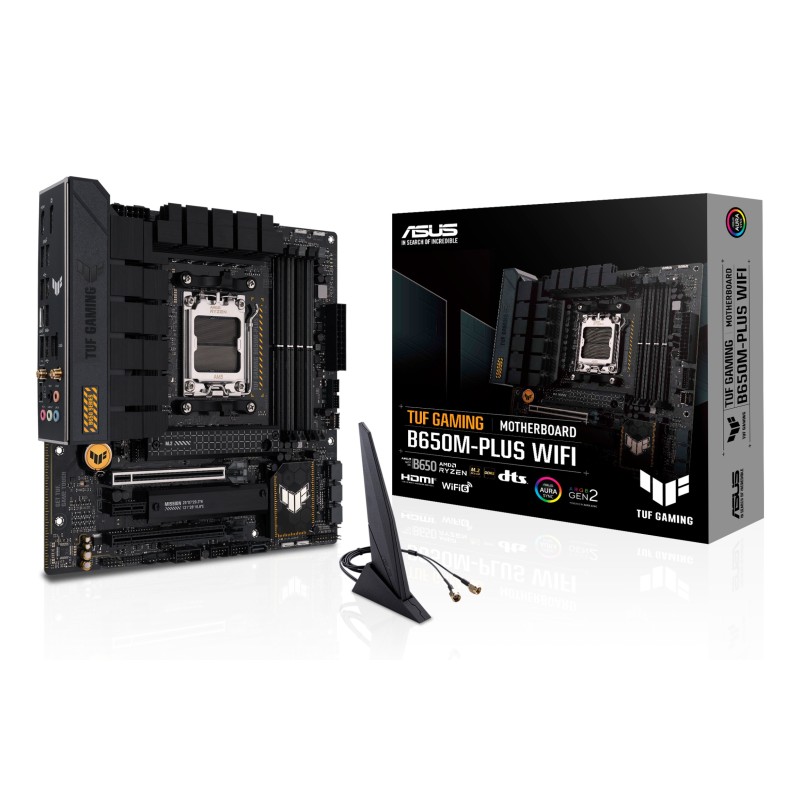 ASUS TUF GAMING B650M-PLUS WIFI AMD B650 Emplacement AM5 micro ATX