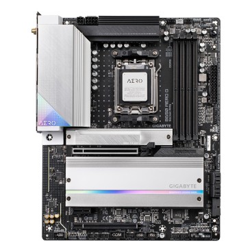 GIGABYTE B650 AERO G Carte mère - Compatible avec les processeurs AMD Ryzen série 9000, jusqu'à 8000 MHz DDR5 (OC), 1xPCIe 5.0