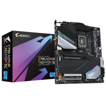 GIGABYTE Z790 AORUS TACHYON X - Compatible avec Intel 14th Gen Core CPUs, Digital direct 15+1+2 phases VRM, up to 8700MHz DDR5