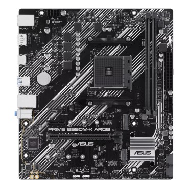 ASUS PRIME B550M-K ARGB AMD B550 Emplacement AM4 micro ATX