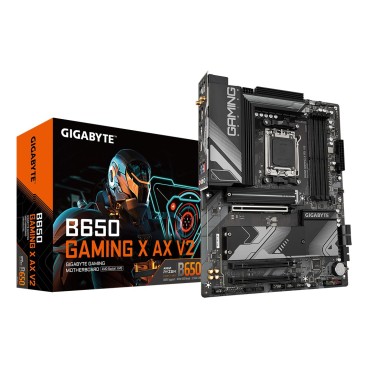 GIGABYTE B650 GAMING X AX V2 Carte mère - AMD Ryzen série 9000, VRM 8+2+2 phases, jusqu'à 8000 MHz DDR5 (OC), 1xPCIe 5.0 +