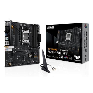 ASUS TUF GAMING A620M-PLUS WIFI AMD A620 Emplacement AM5 micro ATX