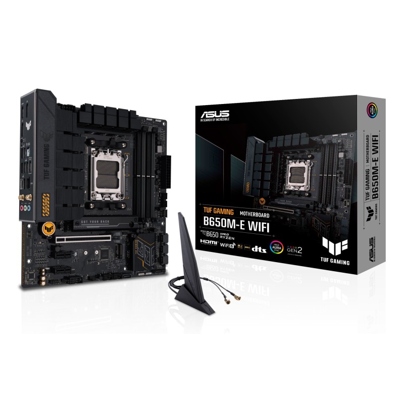ASUS TUF GAMING B650M-E WIFI AMD B650 Emplacement AM5 micro ATX