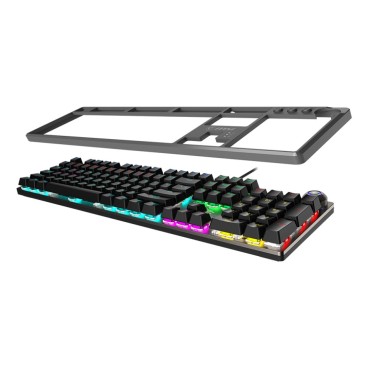 MSI FORGE GK310 RED FR clavier Gaming USB QWERTY Français Noir