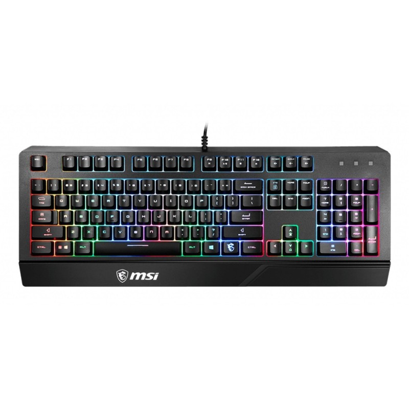 MSI Vigor GK20 clavier Gaming USB AZERTY Français Noir